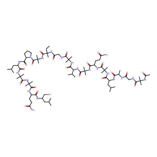 2D Structure of Trichovirin II 4b