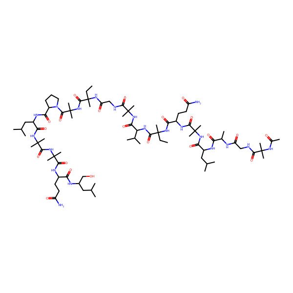 2D Structure of Trichovirin II 5