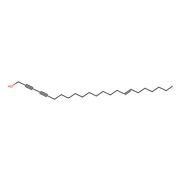 2D Structure of Tricos-16-en-2,4-diyn-1-ol