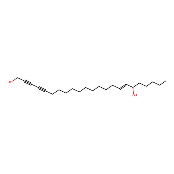 2D Structure of Tricos-16-ene-2,4-diyne-1,18-diol