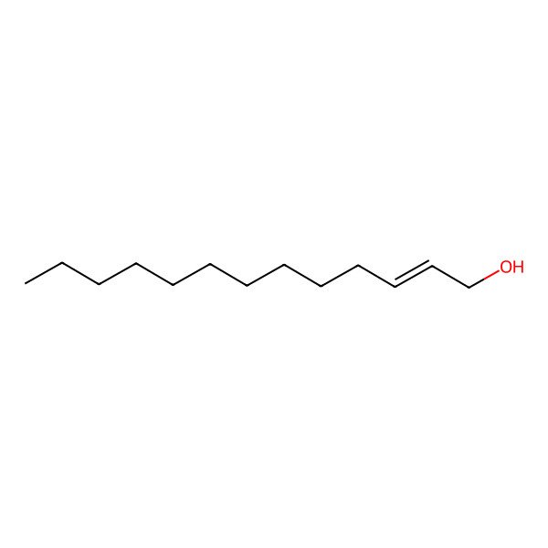 2D Structure of 2-Tridecen-1-ol