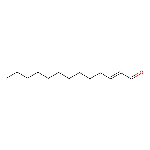 2D Structure of Tridec-2-enal 2D Structure of Tridec-2-enal