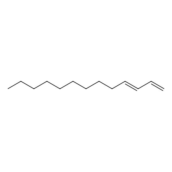2D Structure of Trideca-1,3-diene