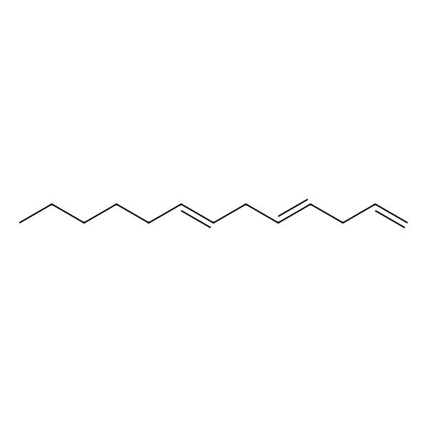 2D Structure of Trideca-1,4,7-triene