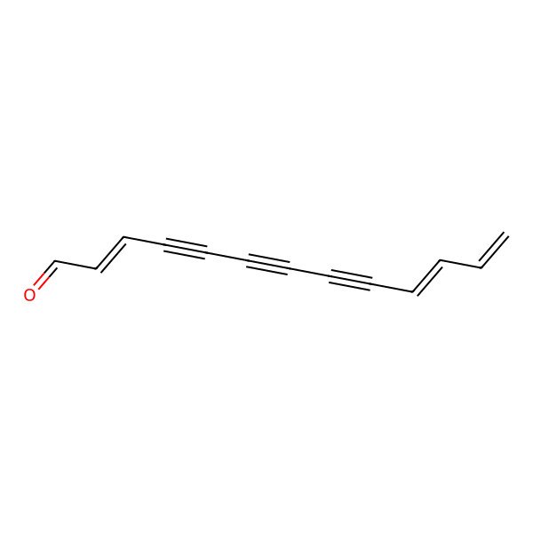 2D Structure of Trideca-2,10,12-trien-4,6,8-triynal