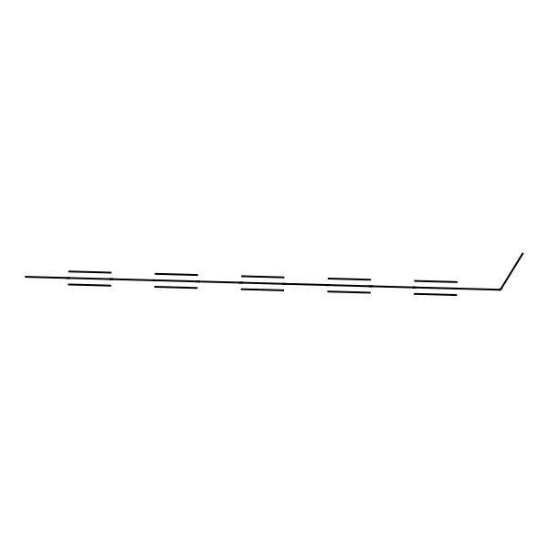 2D Structure of Trideca-2,4,6,8,10-pentayne