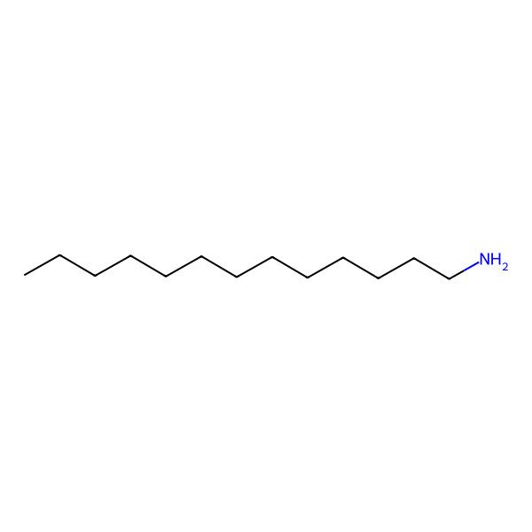 2D Structure of Tridecylamine
