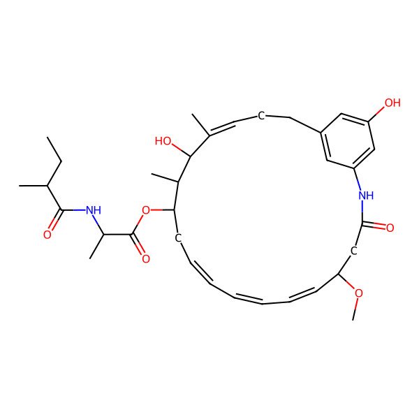 2D Structure of Trienomycin C