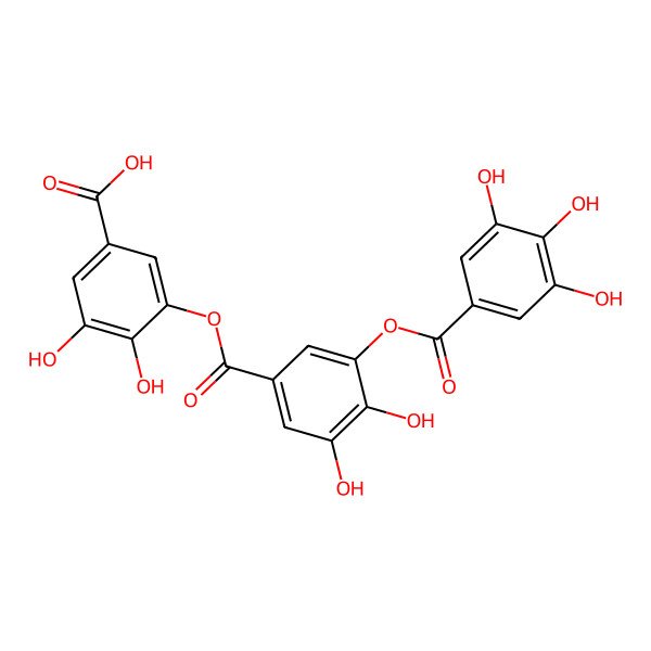 2D Structure of Trigallic Acid
