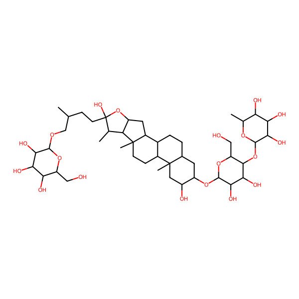 2D Structure of Trigofoenoside B