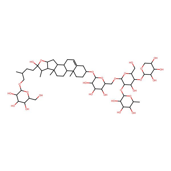 2D Structure of Trigofoenoside G