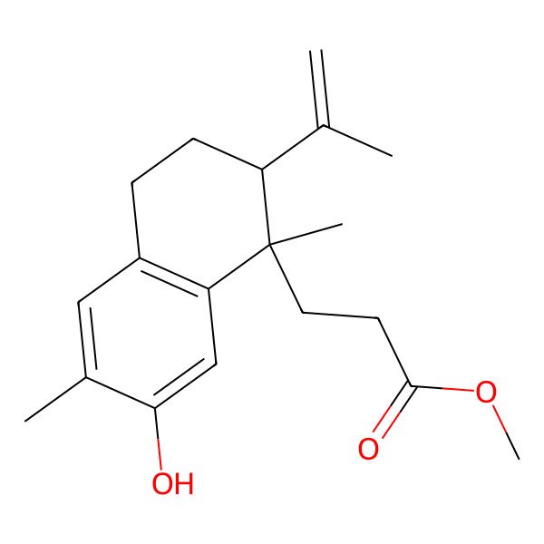 2D Structure of Trigoheteric acid methyl ester, (rel)-
