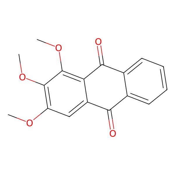2D Structure of Trimethoxyanthraquinone