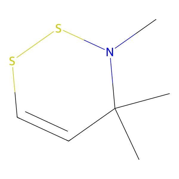 2D Structure of Trimethyldihydrodithiazine