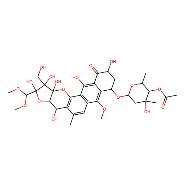 2D Structure of Trioxacarcin E