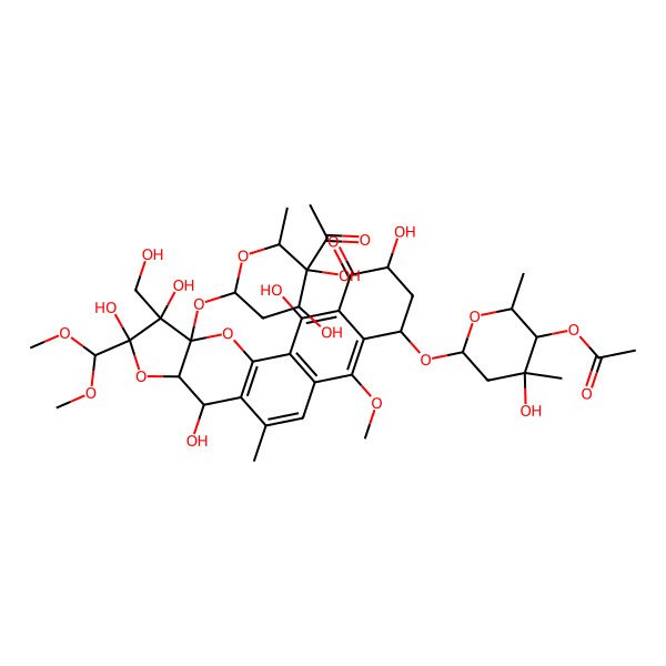 2D Structure of Trioxacarcin F