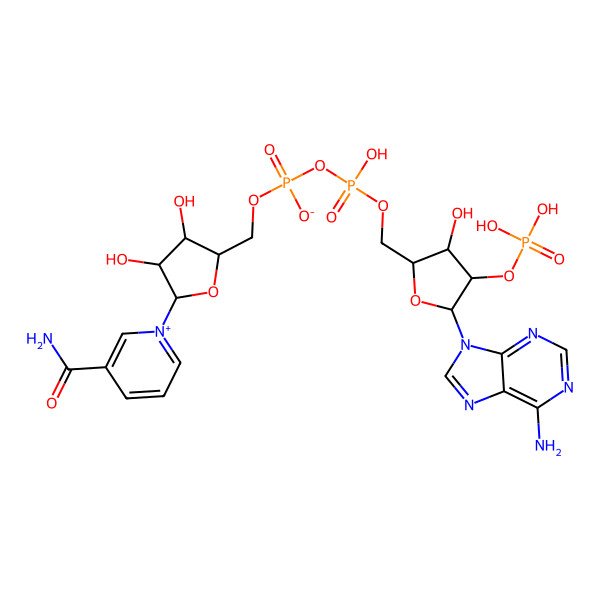 2D Structure of Triphosphopyridine nucleotide