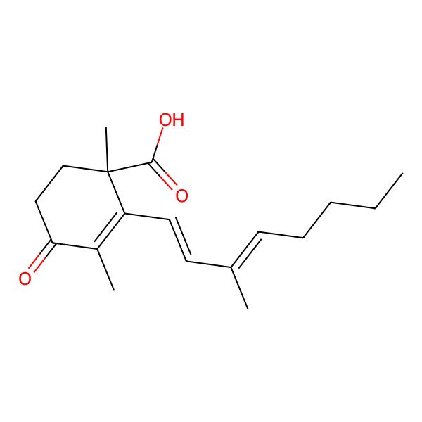 2D Structure of Trisporic acid