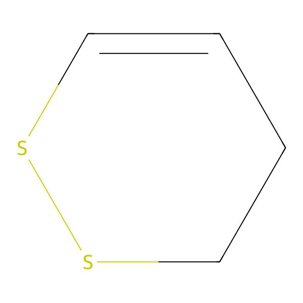 2D Structure of Trithiacyclohexene