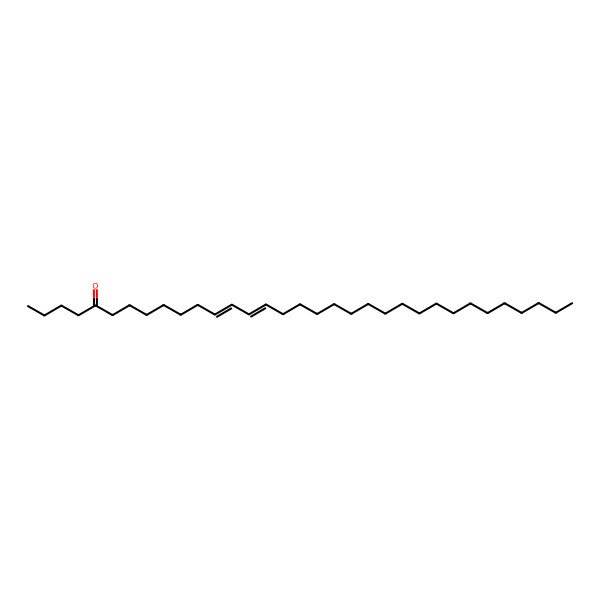 2D Structure of Tritriaconta-12,14-dien-5-one