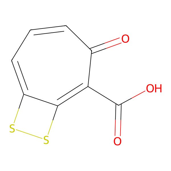 2D Structure of Tropodithietic acid