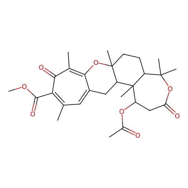 2D Structure of Tropolactone B
