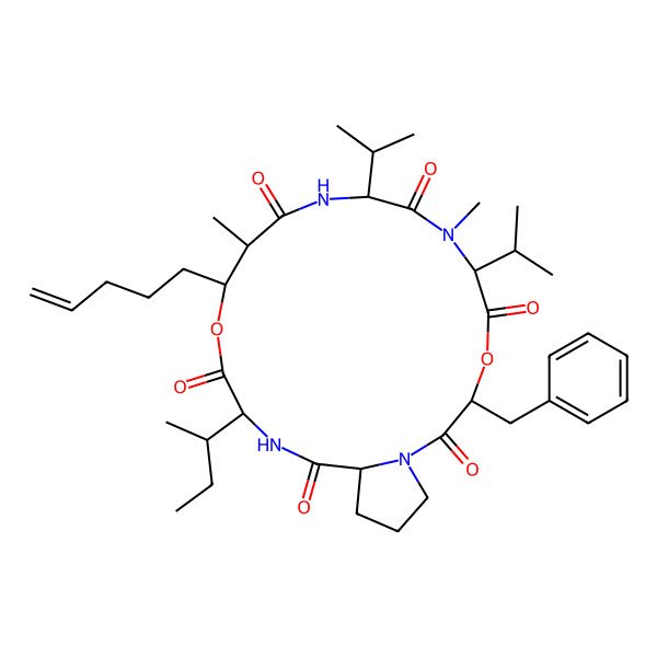 2D Structure of Trungapeptin B