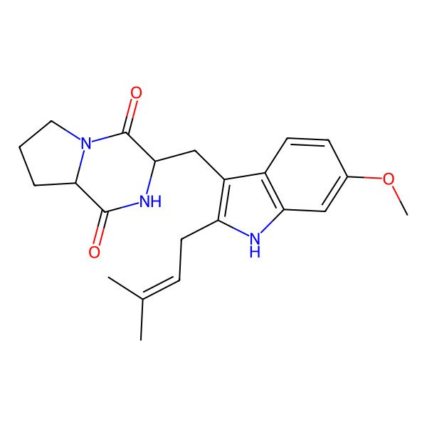 2D Structure of Tryprostatin A