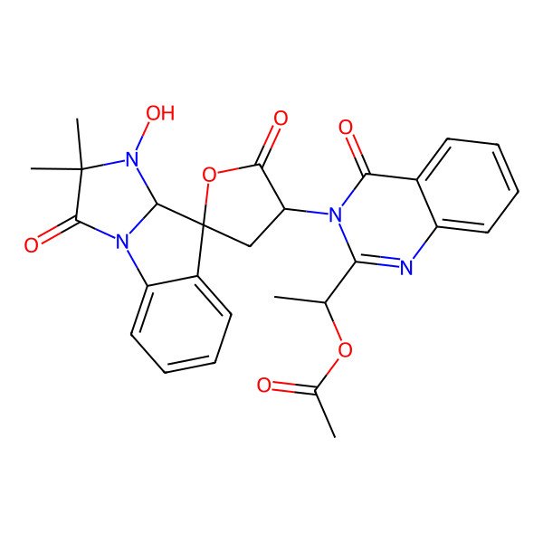2D Structure of Tryptoquialanine