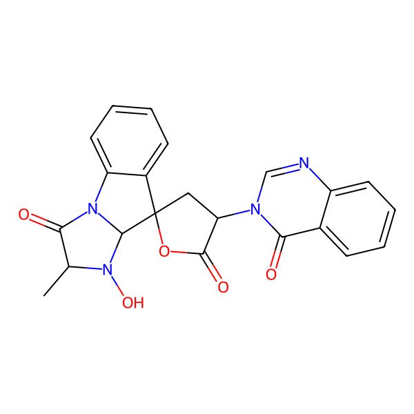 2D Structure of Tryptoquivaline H