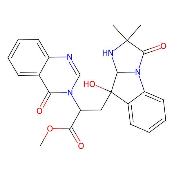 2D Structure of Tryptoquivaline P
