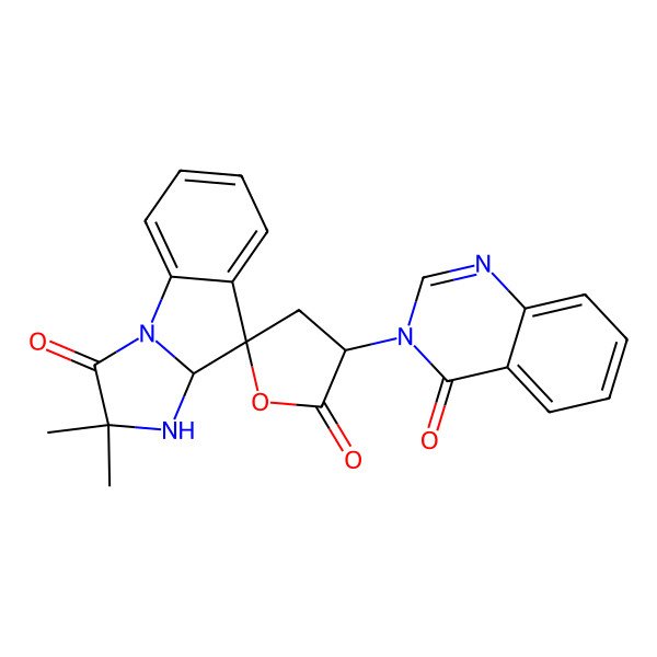 2D Structure of Tryptoquivaline U