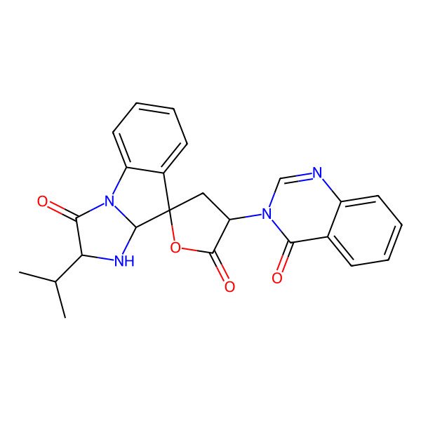 2D Structure of Tryptoquivaline V