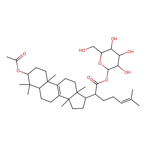 2D Structure of Tsugaric acid A 21-glucosyl ester