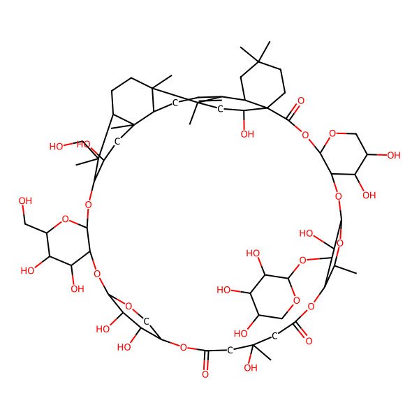 2D Structure of tubeimoside II
