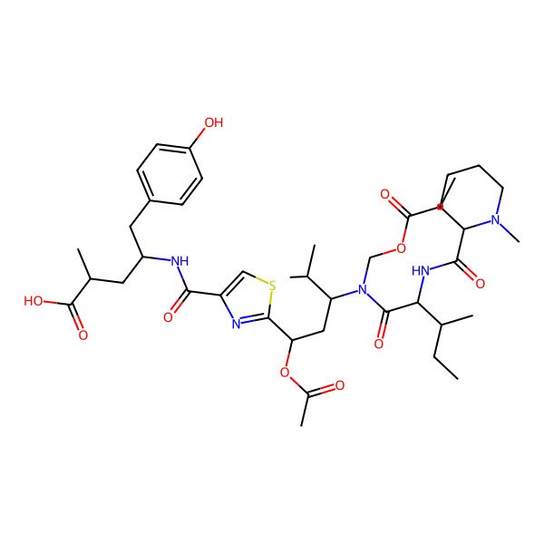 2D Structure of Tubulysin C