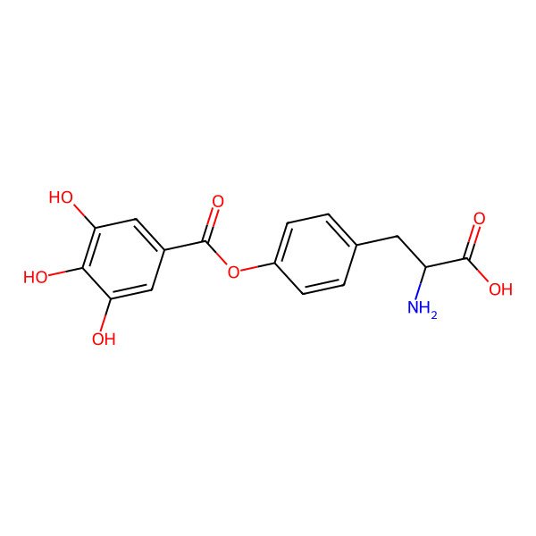 2D Structure of Tyrosine gallate