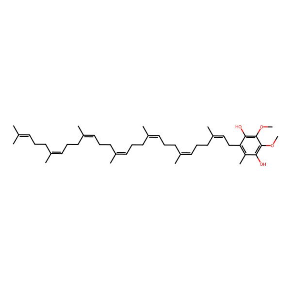 2D Structure of Ubiquinol-7