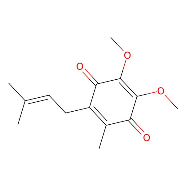 2D Structure of Ubiquinone-1