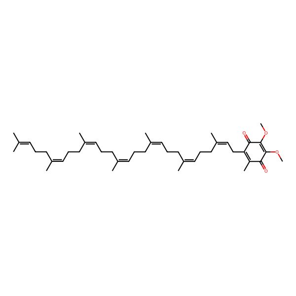 2D Structure of Ubiquinone 7