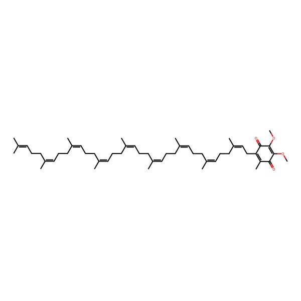 2D Structure of Ubiquinone Q9;CoQ9;Ubiquinone 9