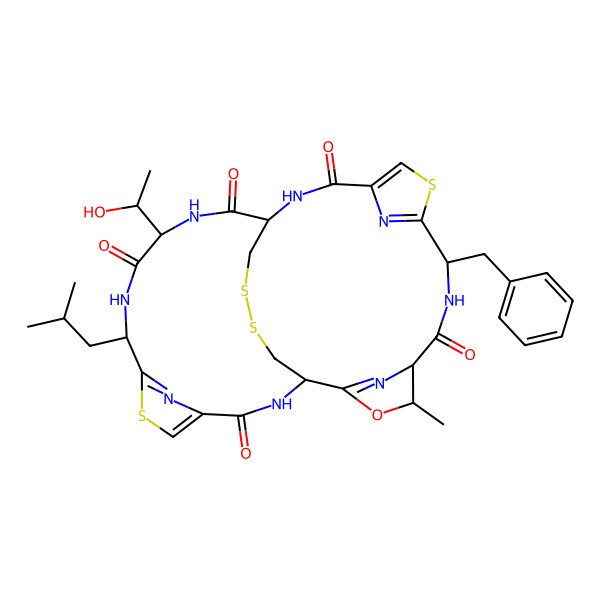 2D Structure of Ulithiacyclamide F