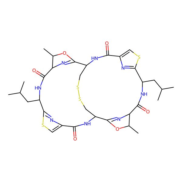 2D Structure of Ulithiacyclamide