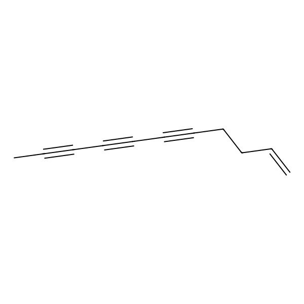 2D Structure of Undec-1-en-5,7,9-triyne 2D Structure of Undec-1-en-5,7,9-triyne