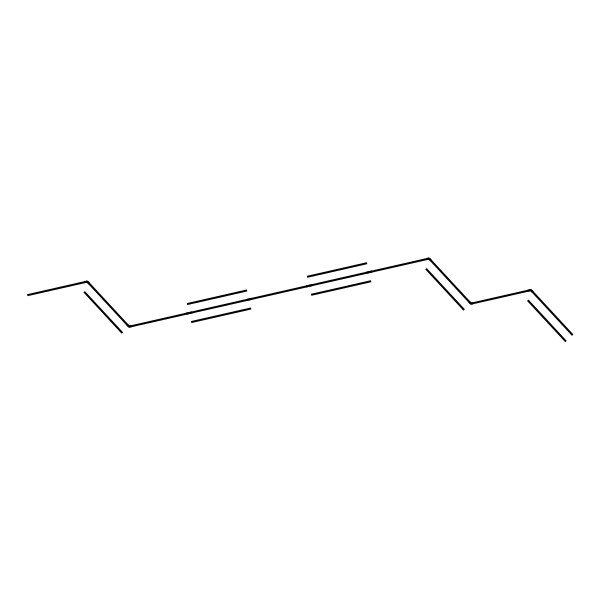 2D Structure of Undeca-1,3,9-trien-5,7-diyne