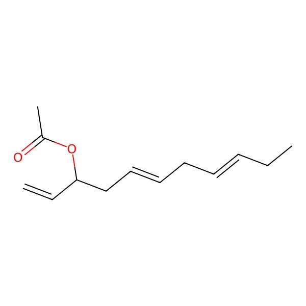 2D Structure of Undeca-1,5,8-trien-3-yl acetate