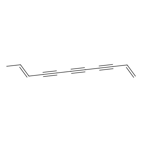 2D Structure of Undeca-1,9-dien-3,5,7-triyne