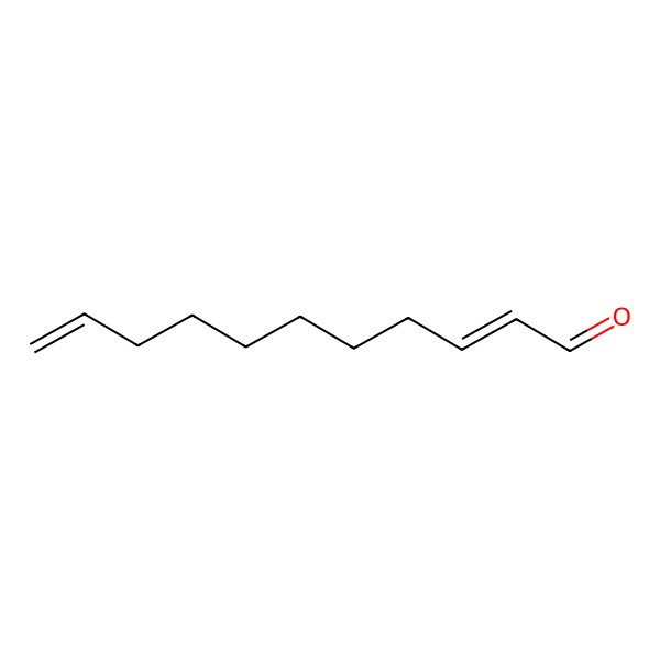 2D Structure of Undeca-2,10-dienal