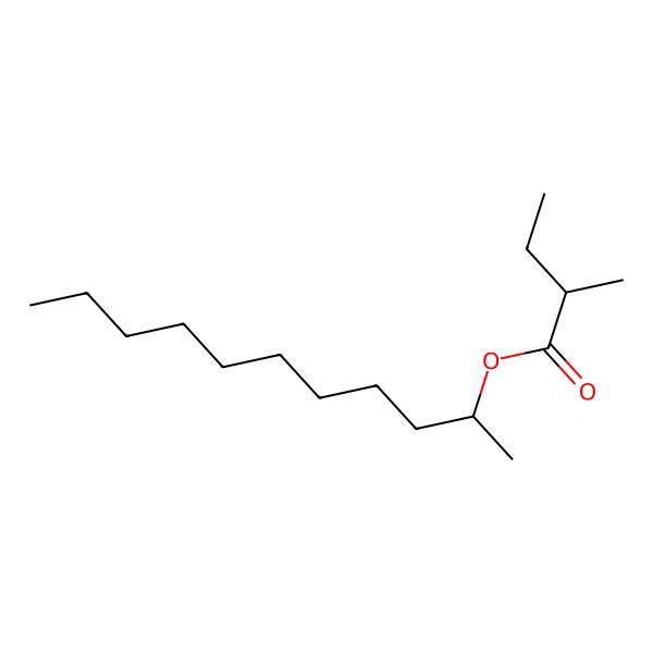 2D Structure of Undecan-2-yl 2-methylbutanoate