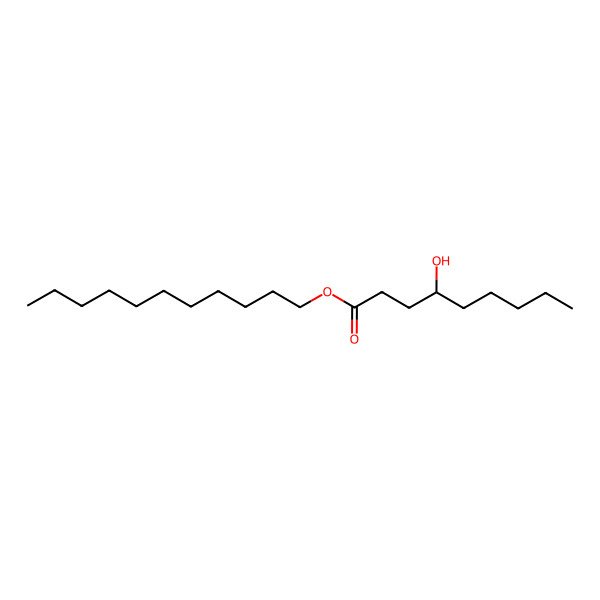 2D Structure of Undecyl 4-hydroxynonanoate